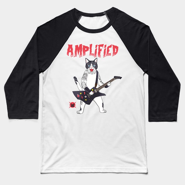 AMPLIFIED Baseball T-Shirt by ALFBOCREATIVE